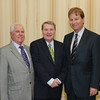 JfedLA > Ron Kabrins, Fundraising Co-Chair; Jim Lehrer; and Louis Wolff, Fundraising Co-Chair